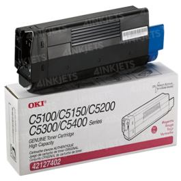 OKI Genuine 42127402 Magenta Toner Cartridge