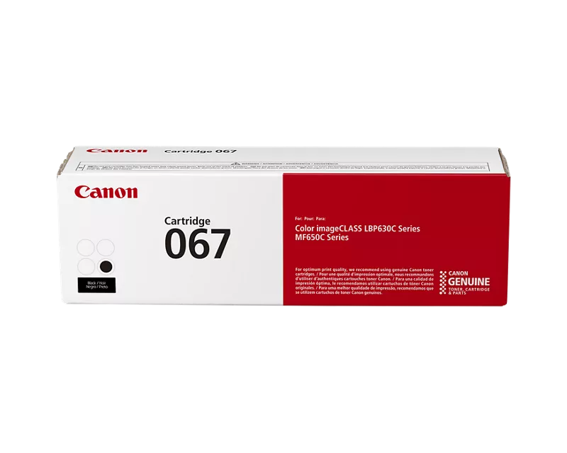 Canon Genuine 067 Black Standard Toner Cartridge
