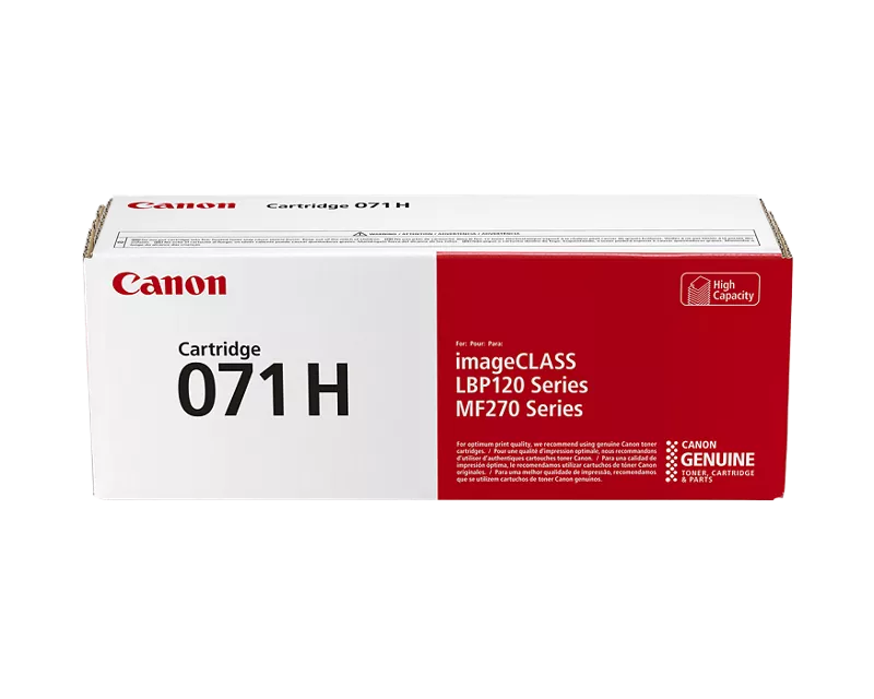 Canon Genuine 071 H Black High Capacity Toner Cartridge