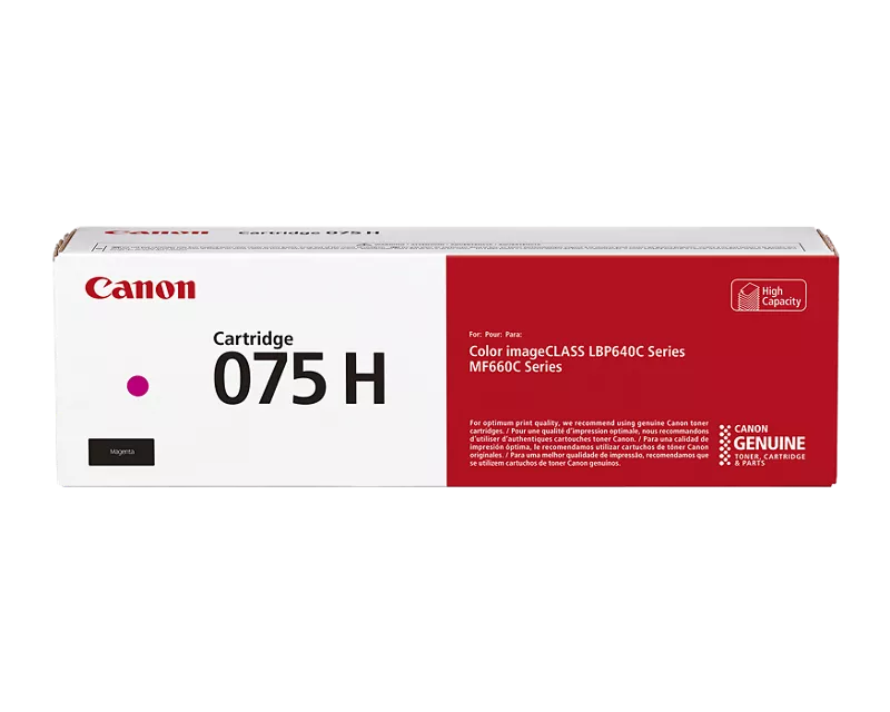 Canon Genuine 075 H Magenta High Capacity Toner Cartridge