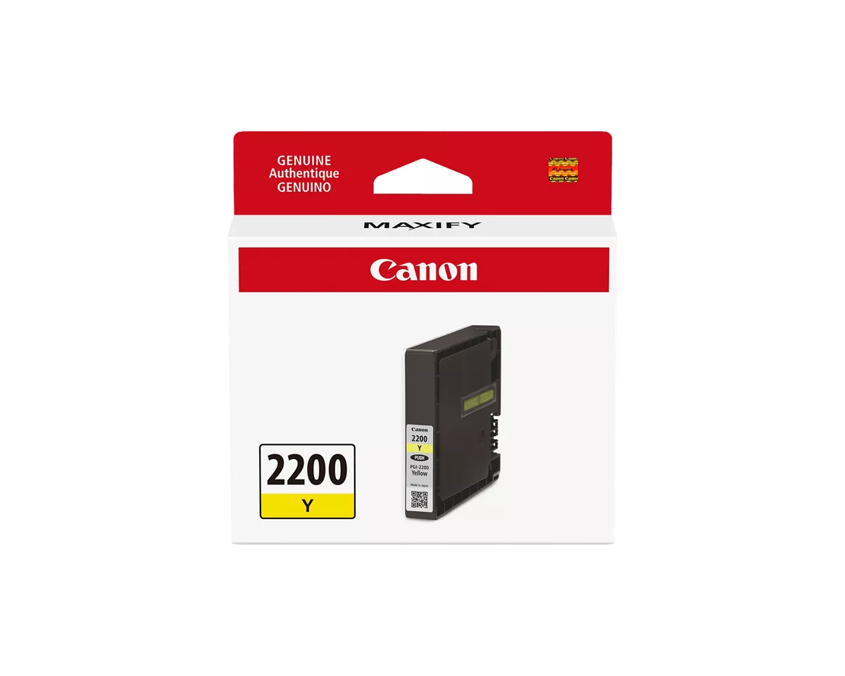 Canon Genuine PGI-2200 Yellow Pigment Ink Tank