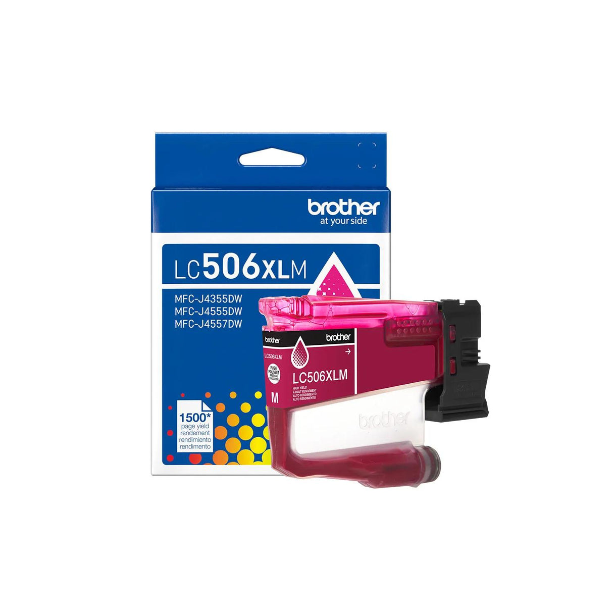 Brother Genuine LC506XLMS High Yield Magenta Ink Cartridge — official Brother product image