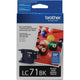 Brother Printer LC71BK Standard Yield Black Ink