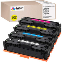 Arthur Imaging Compatible Toner Cartridge Replacement for  HP 202X CF500A CF500X 202A (4 Pack)