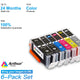 Arthur Imaging Compatible Ink Cartridge Replacement for Canon PGI-270XL CLI-271XL (1 Large Black, 1 Small Black, 1 Cyan, 1 Yellow, 1 Magenta, 1 Gray, 6-Pack)