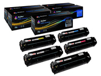 Arthur Imaging Compatible Toner Cartridge Replacement for HP 131A CF210A, CF211A, CF212A, CF213A (2 Black, 1 Cyan, 1 Yellow, 1 Magenta, 5-Pack)
