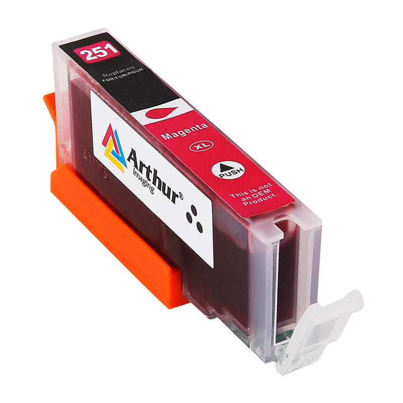 Arthur Imaging Compatible Ink Cartridge Replacement for Canon PGI-250XL CLI-251XL (6 Large Black, 2 Small Black, 2 Cyan, 2 Yellow, 2 Magenta, 14-Pack)