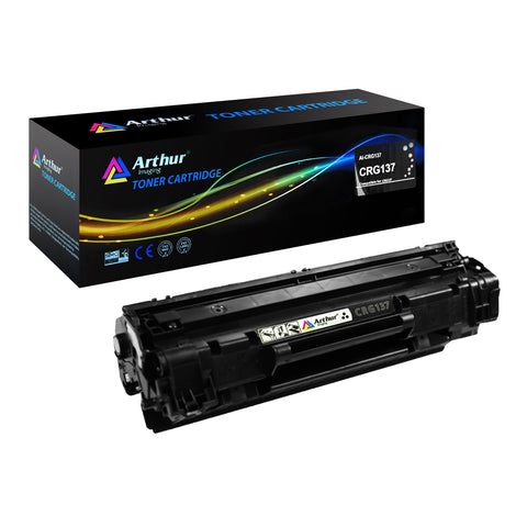 Arthur Imaging Compatible Toner Cartridge Replacement for Canon 137 (9435B001AA) (Black, 1-Pack)