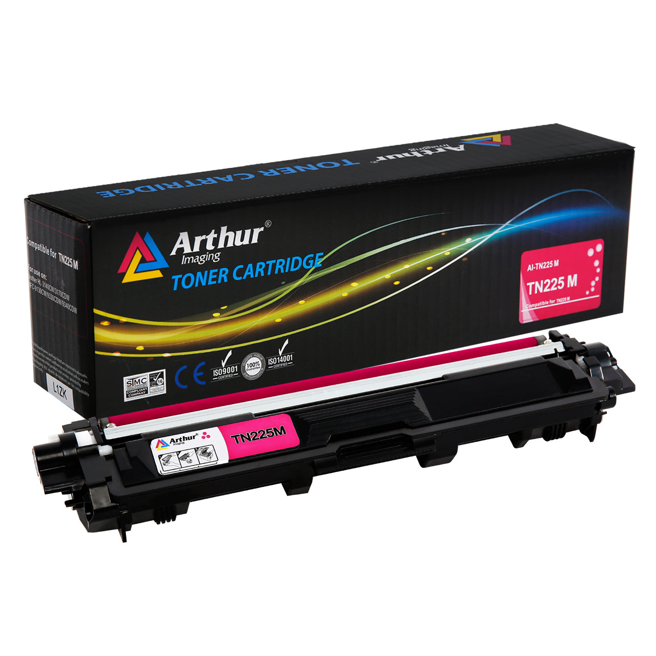 Arthur Imaging Compatible Toner Cartridge Replacement for Brother TN225 (Magenta, 1-Pack)