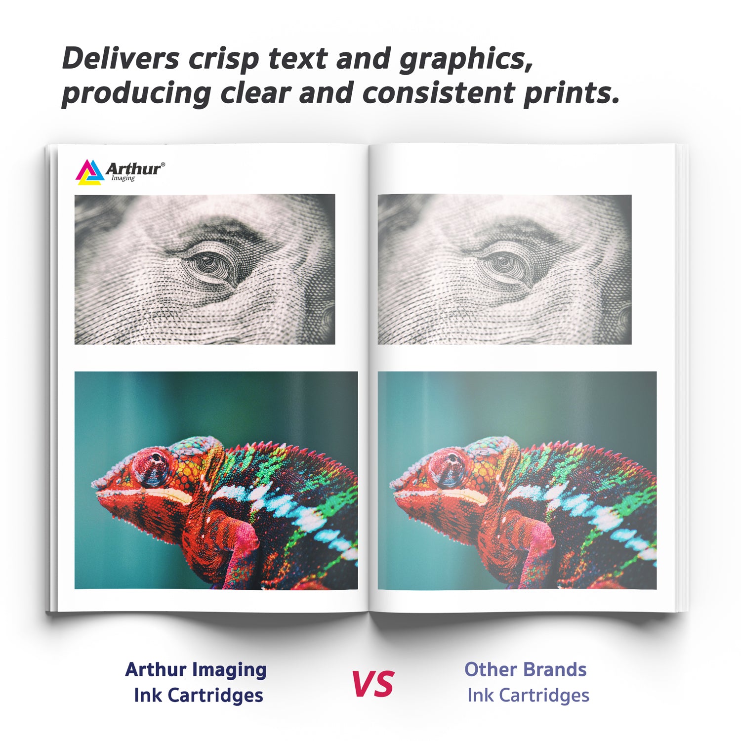 Arthur Imaging Compatible Ink Cartridge Replacement for Canon CLI 281 XXL use with PIXMA TS9120 TS8120 TS8220 (Magenta) 2 Pack