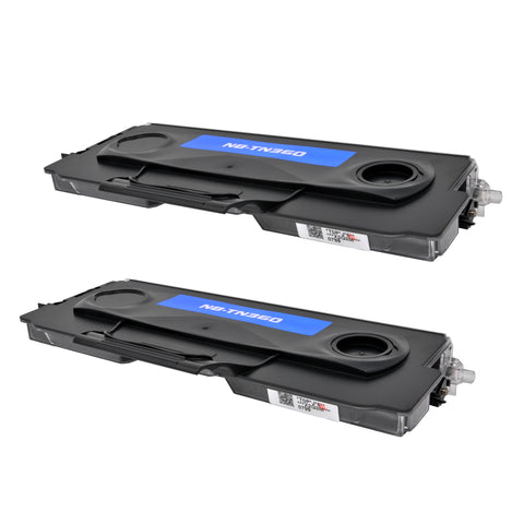 Arthur Imaging Compatible Toner Cartridge Replacement for Brother TN360 (Black, 2-Pack)