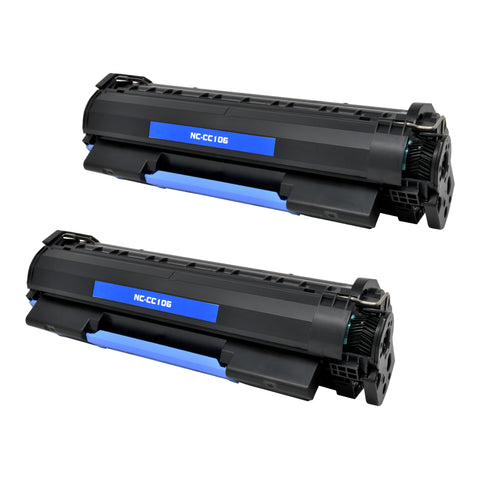 Arthur Imaging Compatible Toner Cartridge Replacement for Canon 106, 0264B001AA (Black, 2-Pack)