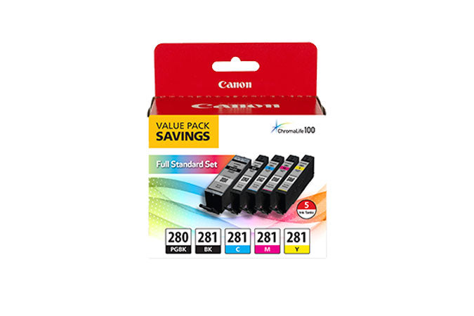Canon PGI-280/CLI-281 5 Color Value Pack