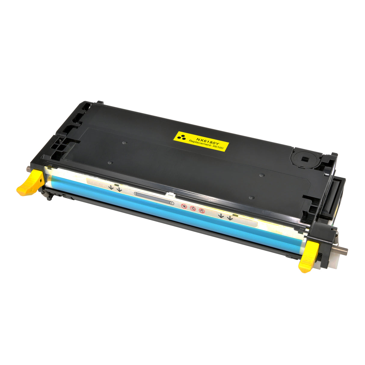 Arthur Imaging Compatible Toner Cartridge Replacement for Xerox Phaser 6180Y, Yellow (113R00725, 1-Pack)