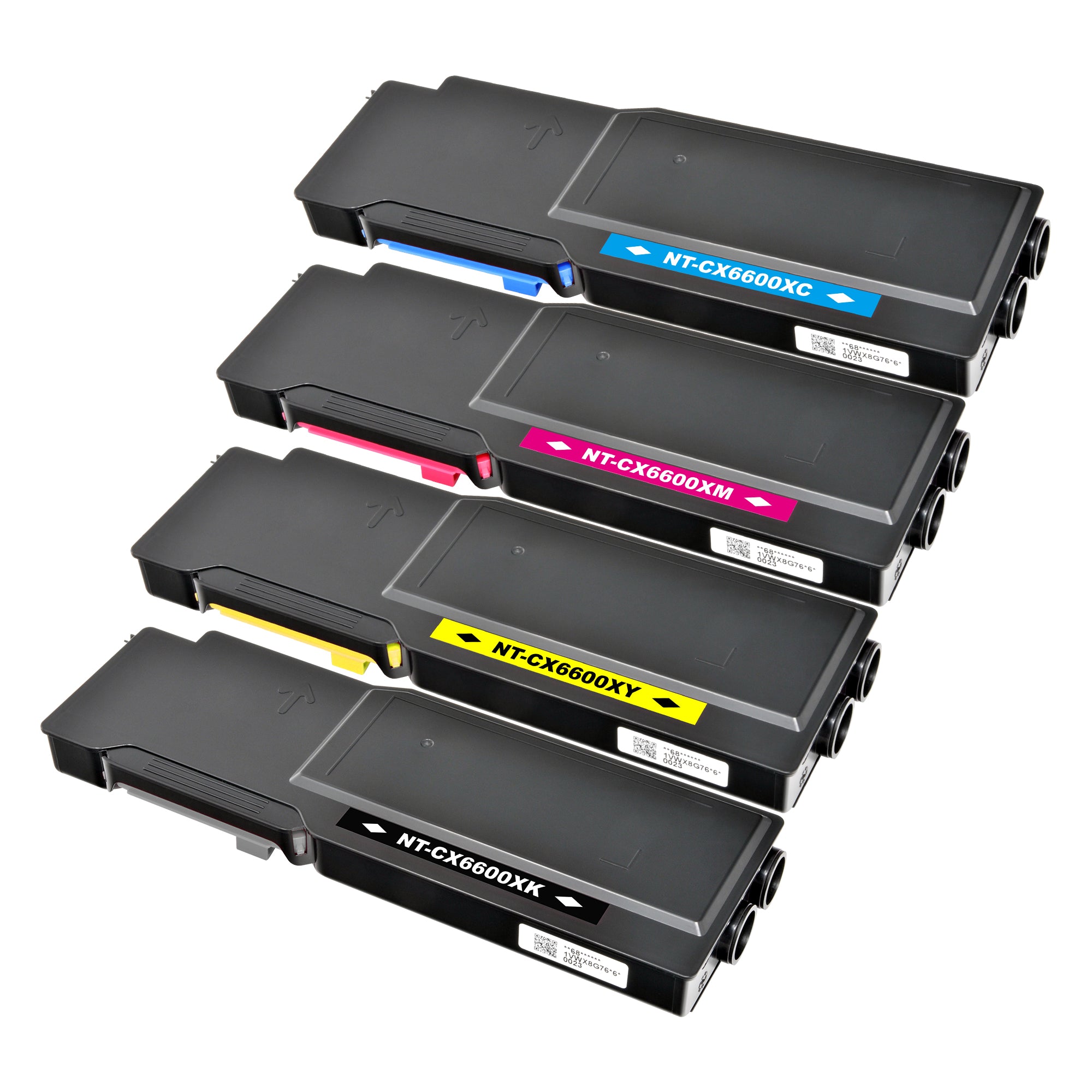 Arthur Imaging Compatible Toner Cartridge Replacement for Xerox Phaser 6600 or WorkCentre 6605 Set (1 Black, 1 Cyan, 1 Magenta, 1 Yellow, 4-Pack)