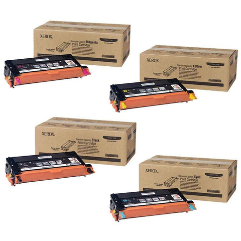 Xerox Phaser 6180 Set (1 Black, 1 Cyan, 1 Magenta, 1 Yellow, 4-Pack)