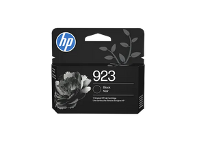 HP 923 Black Original Ink Cartridge, 4K0T3LN — official product image