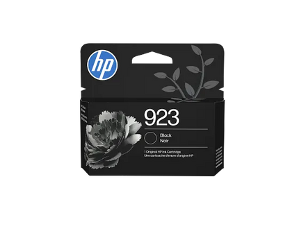 HP 923 Black Original Ink Cartridge, 4K0T3LN