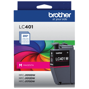 Brother Genuine LC401MS Standard-Yield Magenta Ink Cartridge — official Brother product image