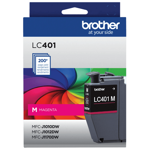 Brother Genuine LC401MS Standard-Yield Magenta Ink Cartridge