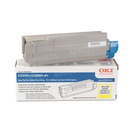 OKI Genuine 43324401 Yellow Toner Cartridge
