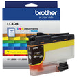 Brother Genuine LC404YS INKvestment Standard-Yield Yellow Ink Cartridge — official Brother product image