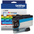 Brother Genuine LC404CS INKvestment Standard-Yield Cyan Ink Cartridge — official Brother product image