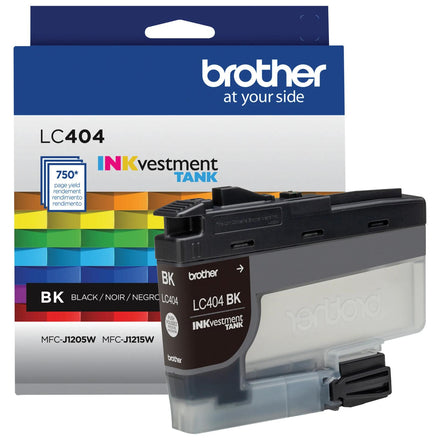 Brother Genuine LC404BKS INKvestment Standard-Yield Black Ink Cartridge