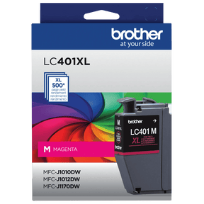 Brother Genuine LC401XLMS High-Yield Magenta Ink Cartridge — official Brother product image