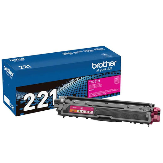 Brother Genuine TN225M High-yield Magenta Toner Cartridge