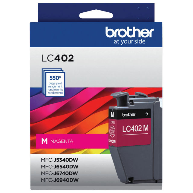 Brother Genuine LC402MS Standard-Yield Magenta Ink Cartridge — official Brother product image