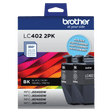 Brother Genuine LC4022PKS Standard-Yield 2-Pack Black Ink Cartridges — official Brother product image