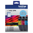 Brother Genuine LC4023PKS Standard-Yield 3-Pack Color Ink Cartridges — official Brother product image