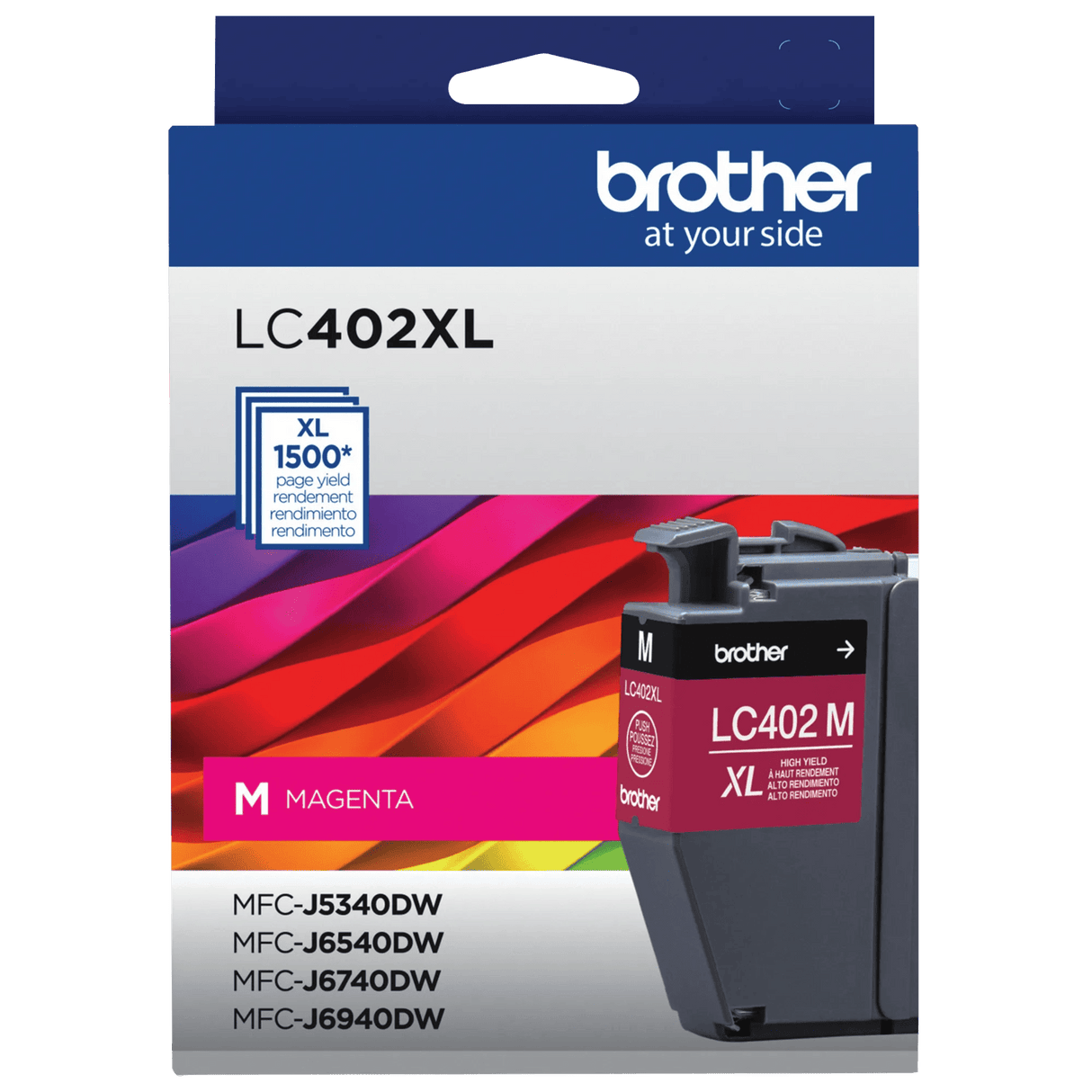Brother Genuine LC402XLMS High-Yield Magenta Ink Cartridge — official Brother product image