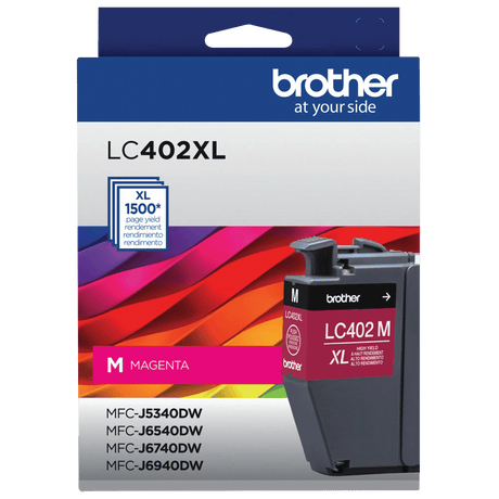 Brother Genuine LC402XLMS High-Yield Magenta Ink Cartridge — official Brother product image