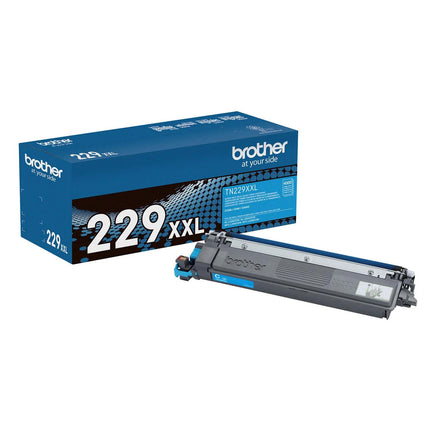 Brother Genuine TN229XXLC Super High Yield Cyan Toner Cartridge