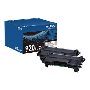 Brother Genuine TN920XL2PK High Yield Black Toner Twin Pack — official Brother product image