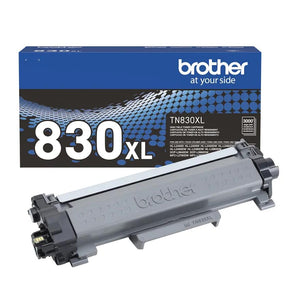 Brother Genuine TN830XL High Yield Black Toner Cartridge — official Brother product image