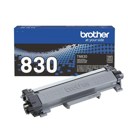 Brother Genuine TN830 Standard Yield Black Toner Cartridge