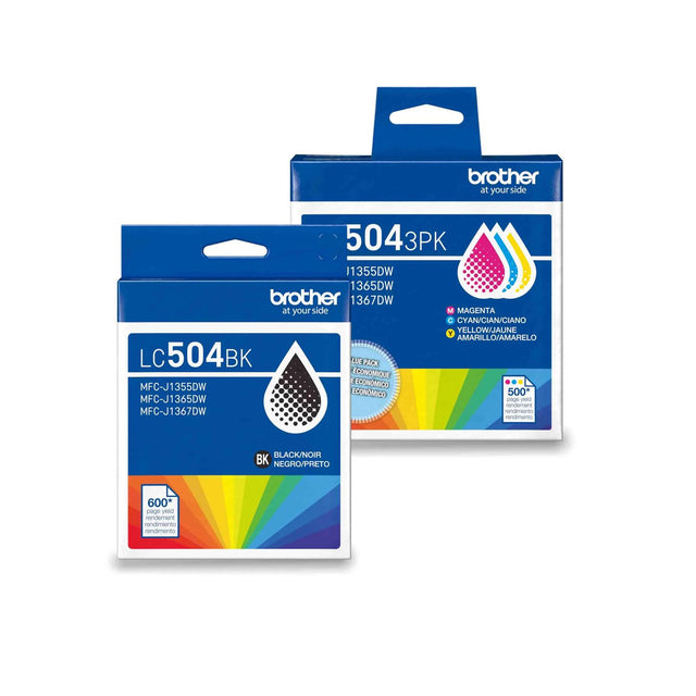 Brother Genuine LC5044PKSBUND Standard Yield 4-Pack Ink Bundle — official Brother product image