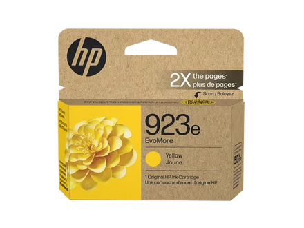 HP 923e EvoMore Yellow Original Ink Cartridge, 4K0T6LN