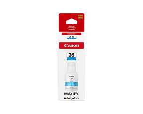 Canon Genuine GI-26 Pigment Cyan Ink Bottle