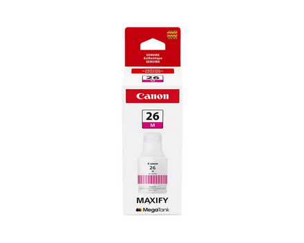 Canon Genuine GI-26 Pigment Magenta Ink Bottle
