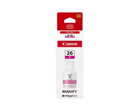 Canon Genuine GI-26 Pigment Magenta Ink Bottle