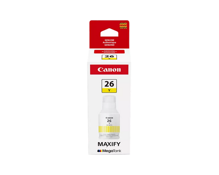 Canon Genuine GI-26 Pigment Yellow Ink Bottle