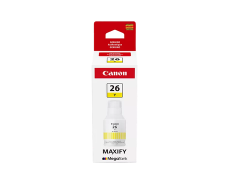 Canon Genuine GI-26 Pigment Yellow Ink Bottle