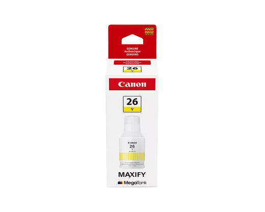 Canon Genuine GI-26 Pigment Yellow Ink Bottle