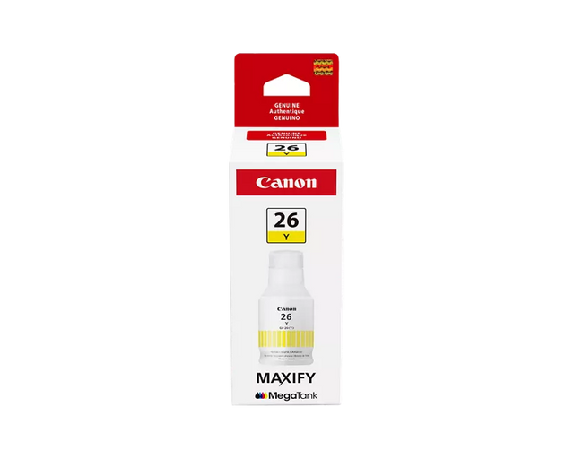 Canon Genuine GI-26 Pigment Yellow Ink Bottle