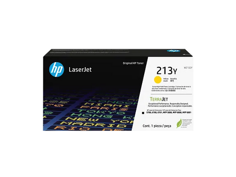 HP 213Y Extra High Yield Yellow Original LaserJet Toner Cartridge, W2132Y - official HP product image