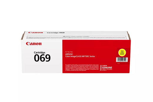Canon Genuine 069 Yellow Standard Toner Cartridge